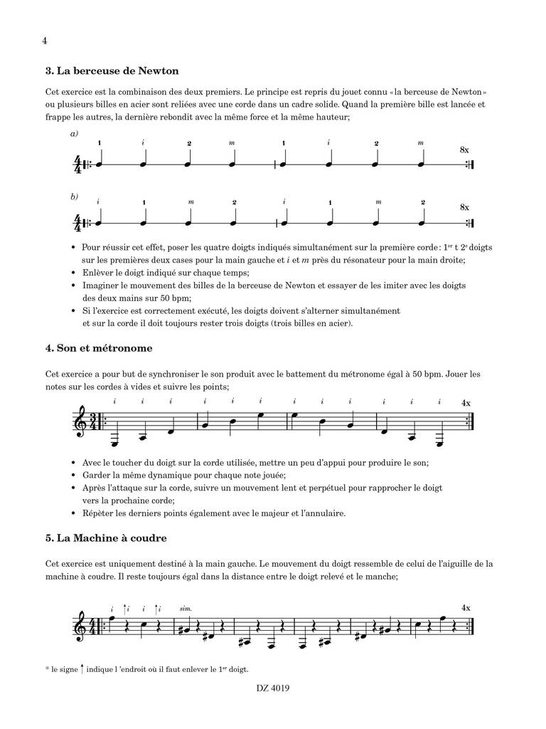 Recueil d'exercices progressifs